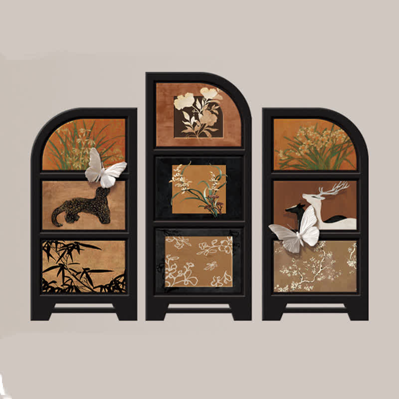 Rural Retro Foldable Screen Desktop Ornament - image 2