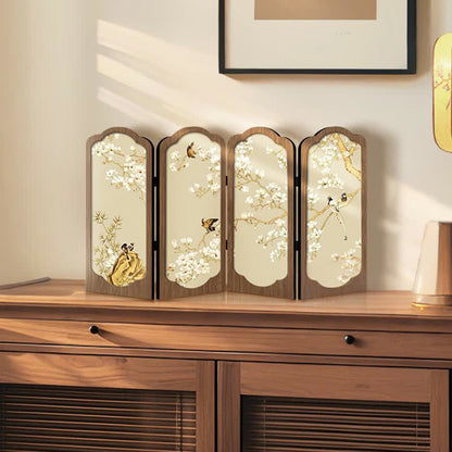 Retro Floral Foldable Desktop Ornament - image 1