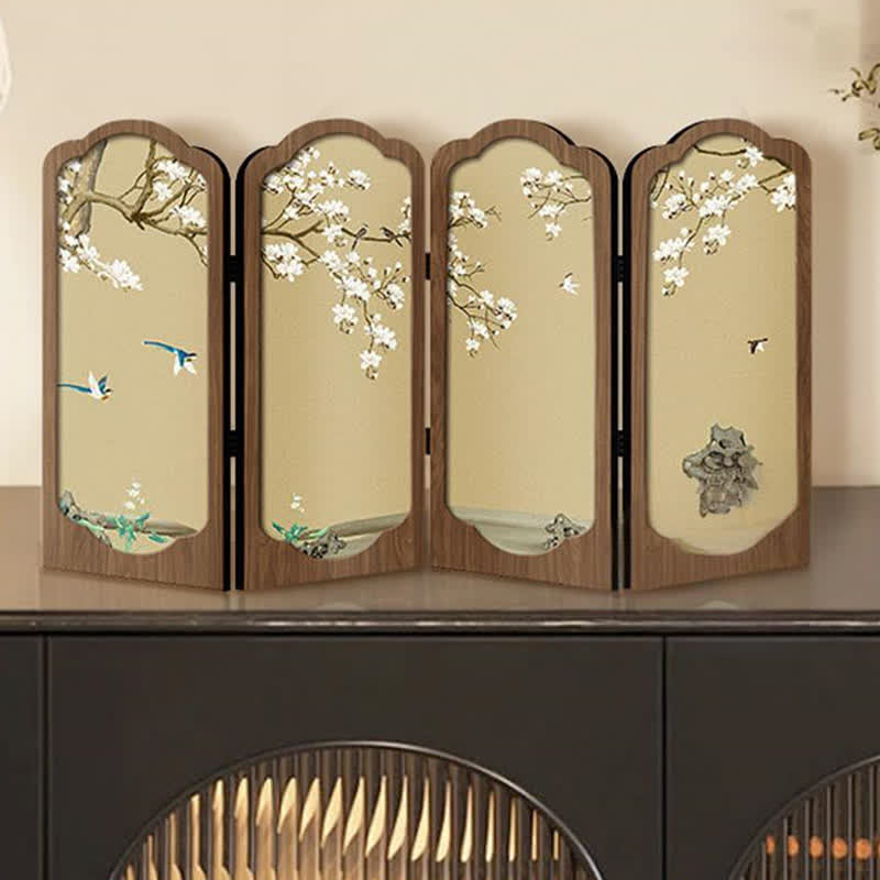 Retro Floral Foldable Desktop Ornament - image 6