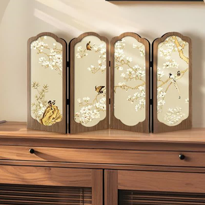 Retro Floral Foldable Desktop Ornament - image 3