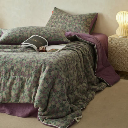 Jacquard Flower Cotton Gauze Comfy Bedding - image 3