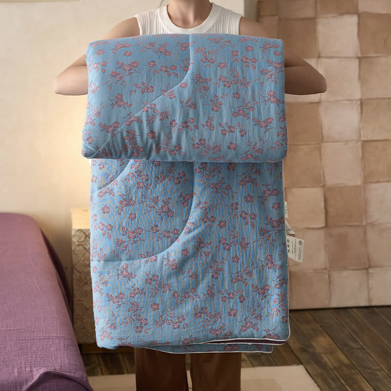 Cotton Gauze Comfy Breathable Floral Bedding - image 4