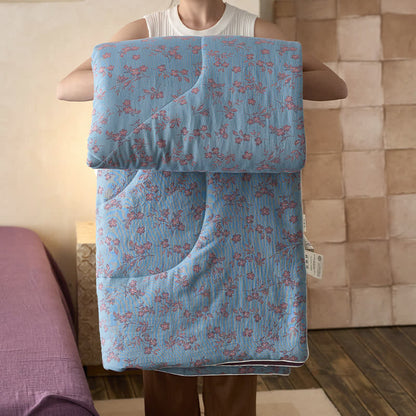 Cotton Gauze Comfy Breathable Floral Bedding - image 4