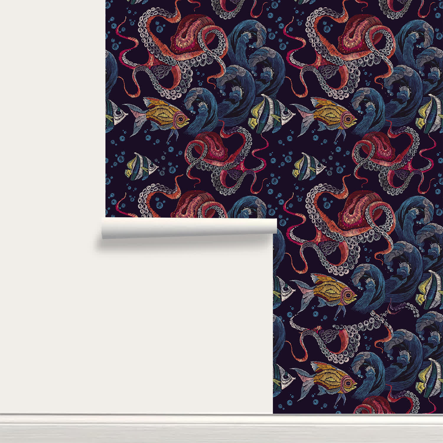 Removable Undersea World DIY Decorative Wallpaper - image 3