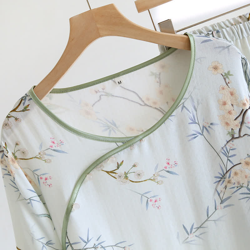Double Layer Gauze Rural Comfy Nightwear - image 3