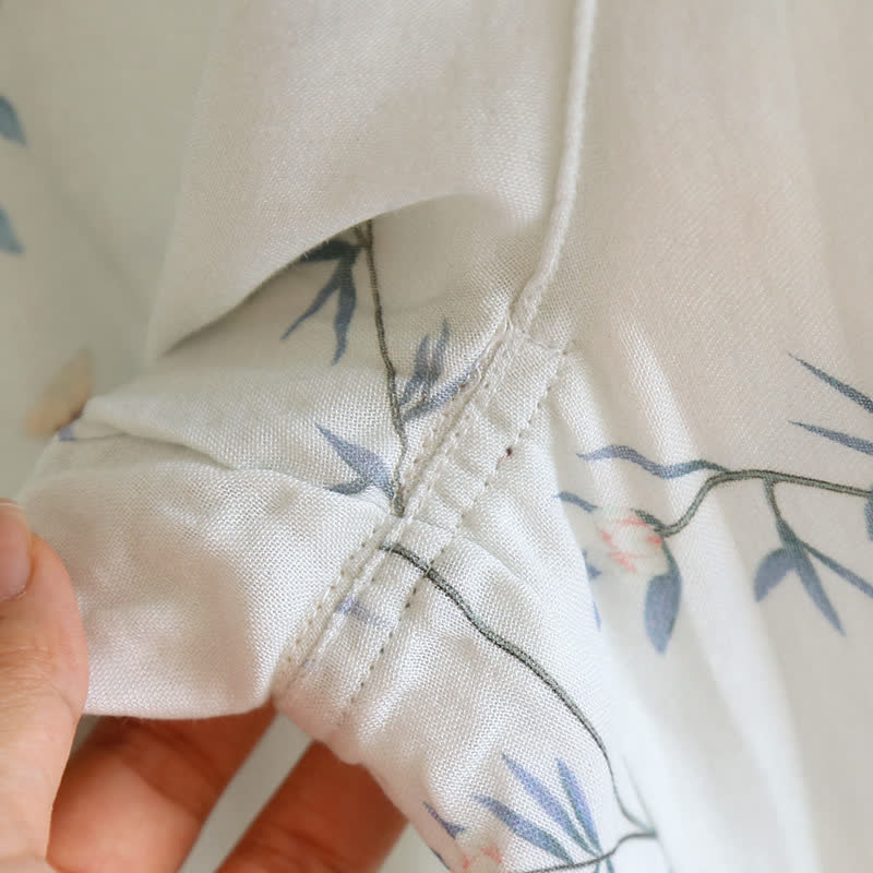 Double Layer Gauze Rural Comfy Nightwear - image 9