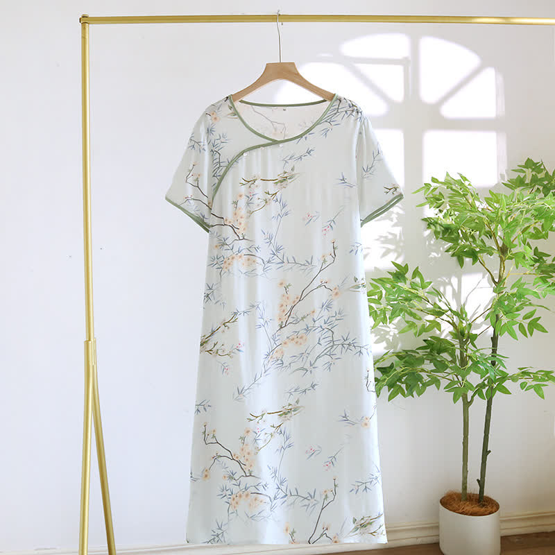 Double Layer Gauze Rural Comfy Nightwear - Nightgown - XL - image 10