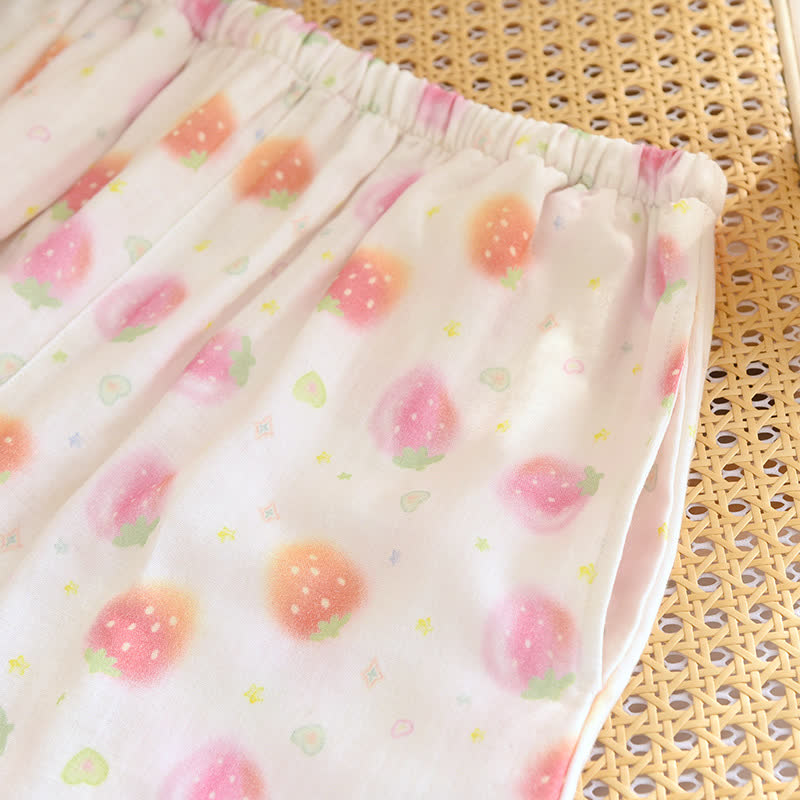 Refresh Strawberry Cotton Gauze Nightwear - image 6