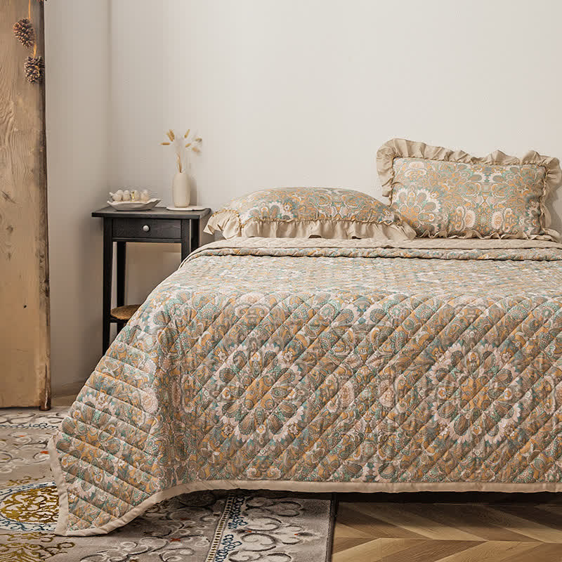 Vintage Lyocell Fiber Soft Quilted Bedding - image 1