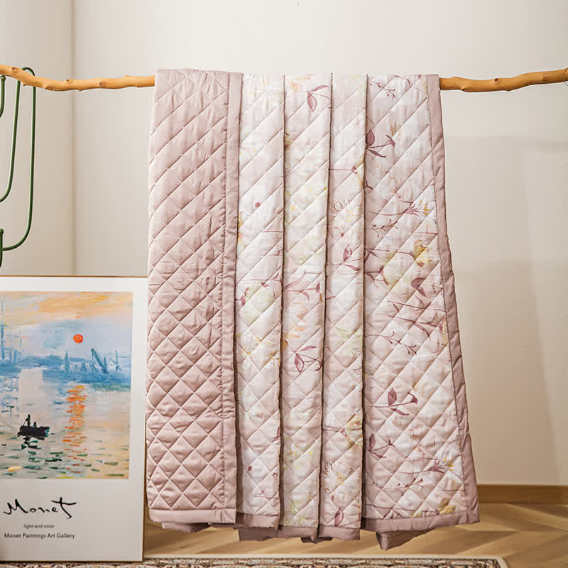 Lyocell Fiber Quilted Floral Bedding - image 2