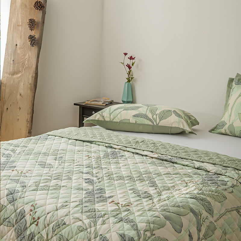 Refresh Leaf Lyocell Fiber Quilted Bedding - image 1