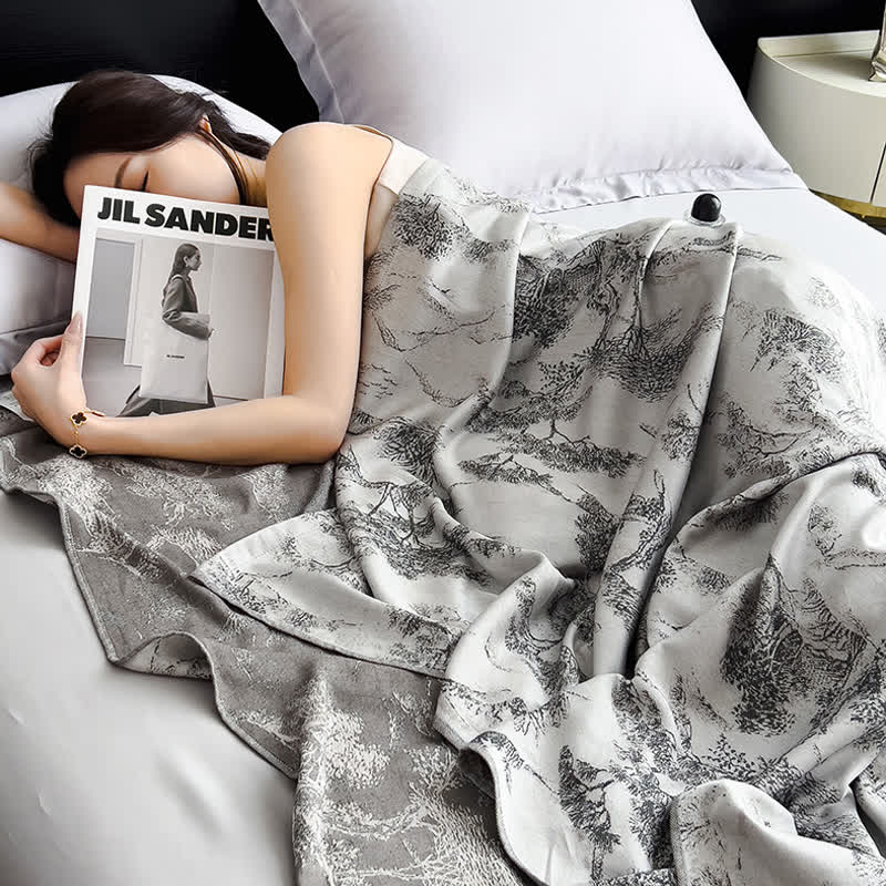Landscape Bamboo Fiber Breathable Soft Quilt - image 1