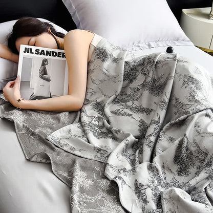Landscape Bamboo Fiber Breathable Soft Quilt - image 1