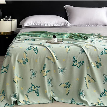 Bamboo Fiber Rural Butterfly Breathable Soft Quilt - image 2
