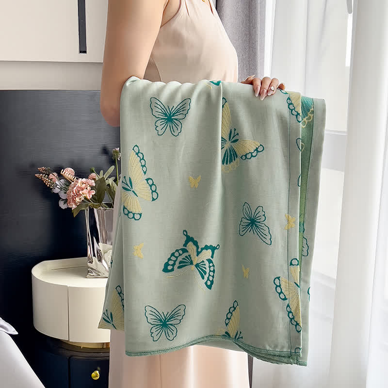 Bamboo Fiber Rural Butterfly Breathable Soft Quilt - image 5
