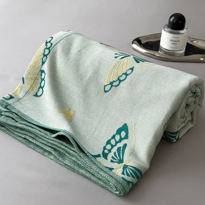 Bamboo Fiber Rural Butterfly Breathable Soft Quilt - image 6