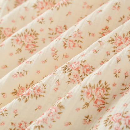 Cotton Double Gauze Floral Long Sleeve Nightdress - image 3