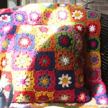 Rural Daisy Handmade Crochet Pillowcase - image 2
