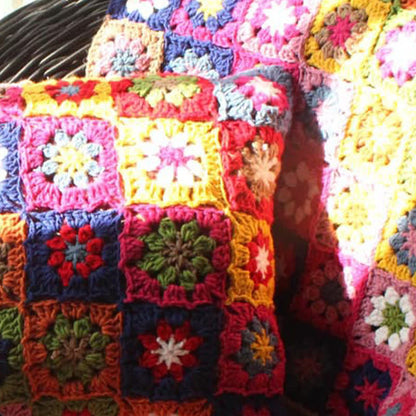 Rural Daisy Handmade Crochet Pillowcase - image 3