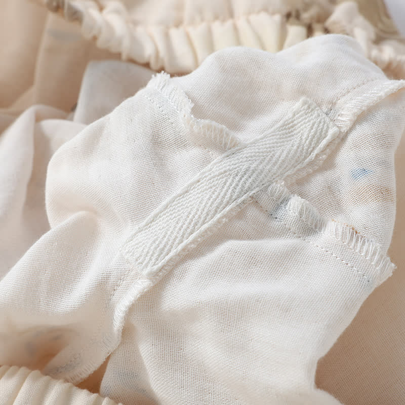 Bamboo Cotton Gauze Long Sleeve Loungewear Set - image 8