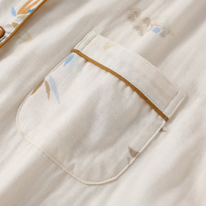 Bamboo Cotton Gauze Long Sleeve Loungewear Set - image 3