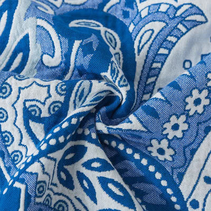 Bohemian Style Cotton Gauze Vine Tassel Quilt - image 3