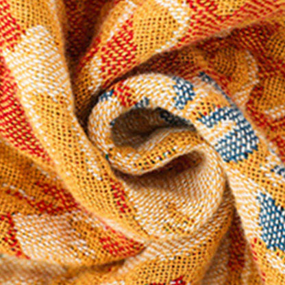 Floral Cotton Multi-Layer Gauze Tassel Reversible Quilt - image 9