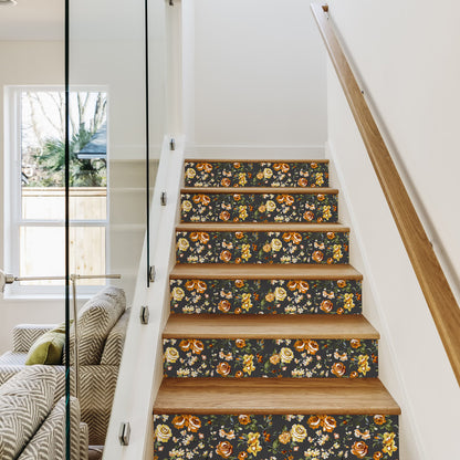 Rural Rose Self-Adhesive Stair Risers Stickers - image 3