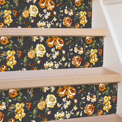 Rural Rose Self-Adhesive Stair Risers Stickers - image 4