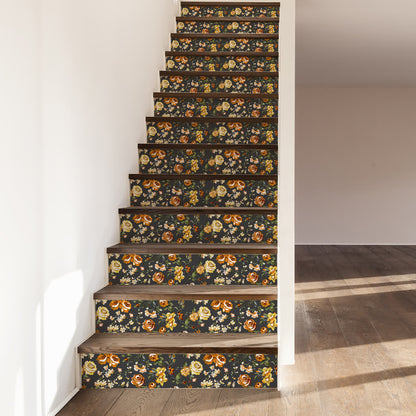 Rural Rose Self-Adhesive Stair Risers Stickers - image 5