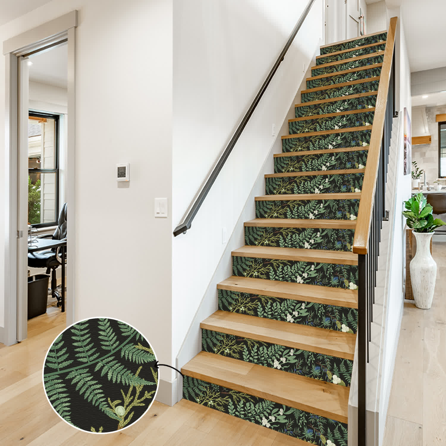 Self-Adhesive Waterproof Rural Stair Risers Stickers - image 1