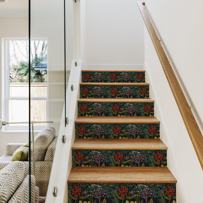 Retro Peel and Stick Waterproof Stair Risers Stickers - image 3