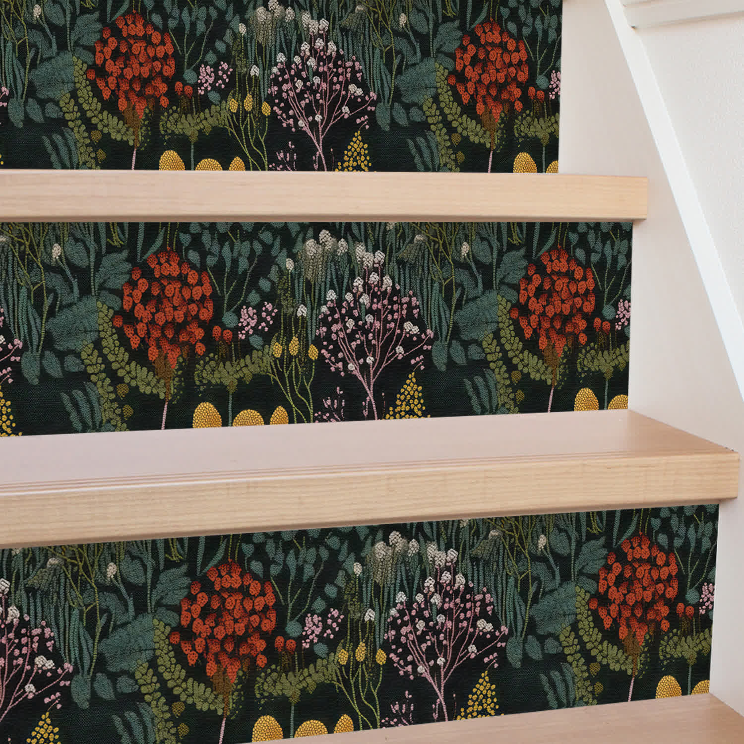 Retro Peel and Stick Waterproof Stair Risers Stickers - image 5