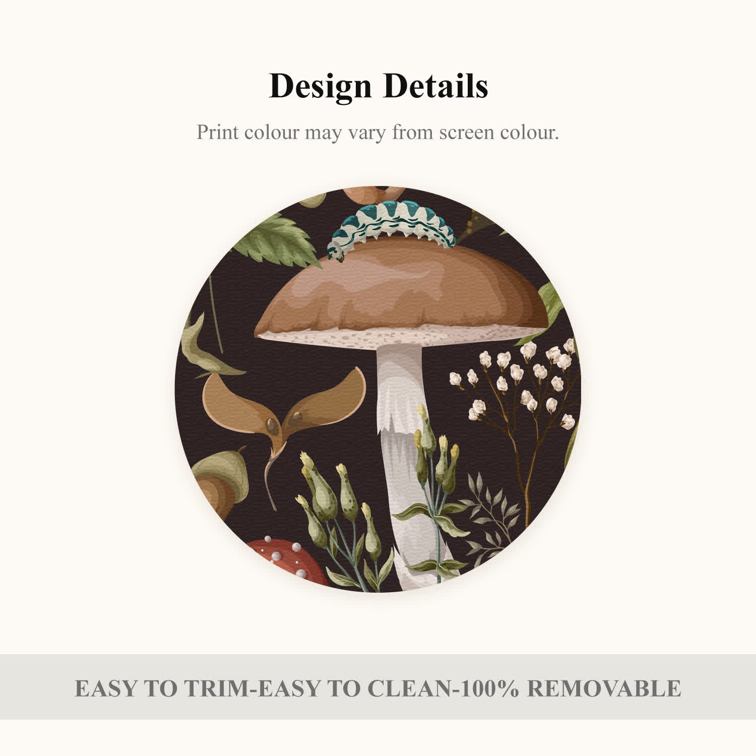 Mushroom Removable Decorative Stair Stickers - image 6