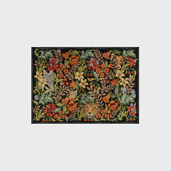 Tropical Jungle Washable Anti-slip Indoor Outdoor Rug - image 4