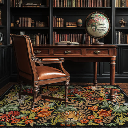 Tropical Jungle Washable Anti-slip Indoor Outdoor Rug - image 1