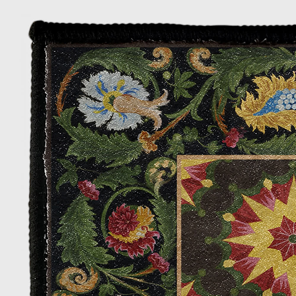 Floral Water Resistant Washable Anti-slip Area Rug - image 5