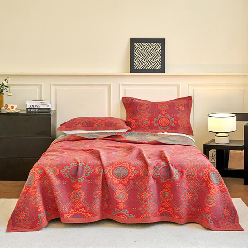 Three Layers Gauze Vintage Cotton Quilt - image 2