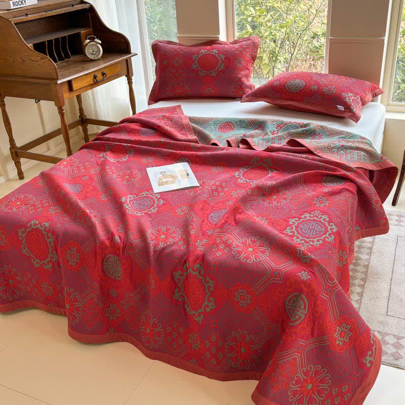 Three Layers Gauze Vintage Cotton Quilt - image 1