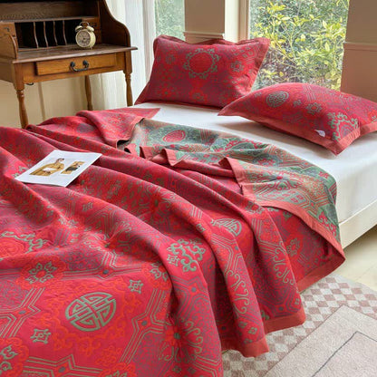 Three Layers Gauze Vintage Cotton Quilt - image 3