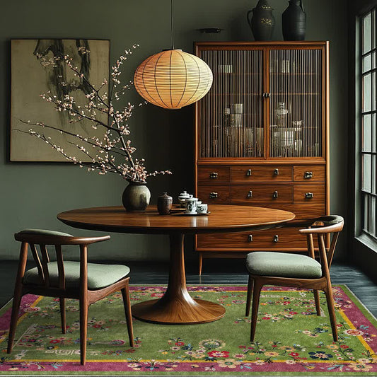 Durable Vintage Floral Anti-slip Area Rug  - 60" x 96" - image 0