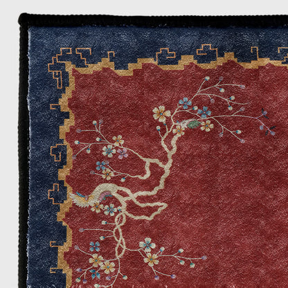 Vintage Lotus Washable Durable Anti-slip Area Rug  - image 4