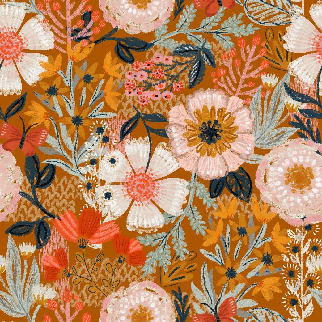 Elegant Floral DIY Peel and Stick Decorative Wallpaper - image 12