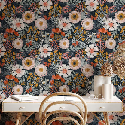 Elegant Floral DIY Peel and Stick Decorative Wallpaper - image 2