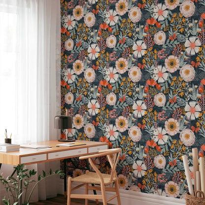 Elegant Floral DIY Peel and Stick Decorative Wallpaper - image 1