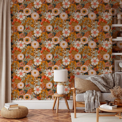 Elegant Floral DIY Peel and Stick Decorative Wallpaper - image 9