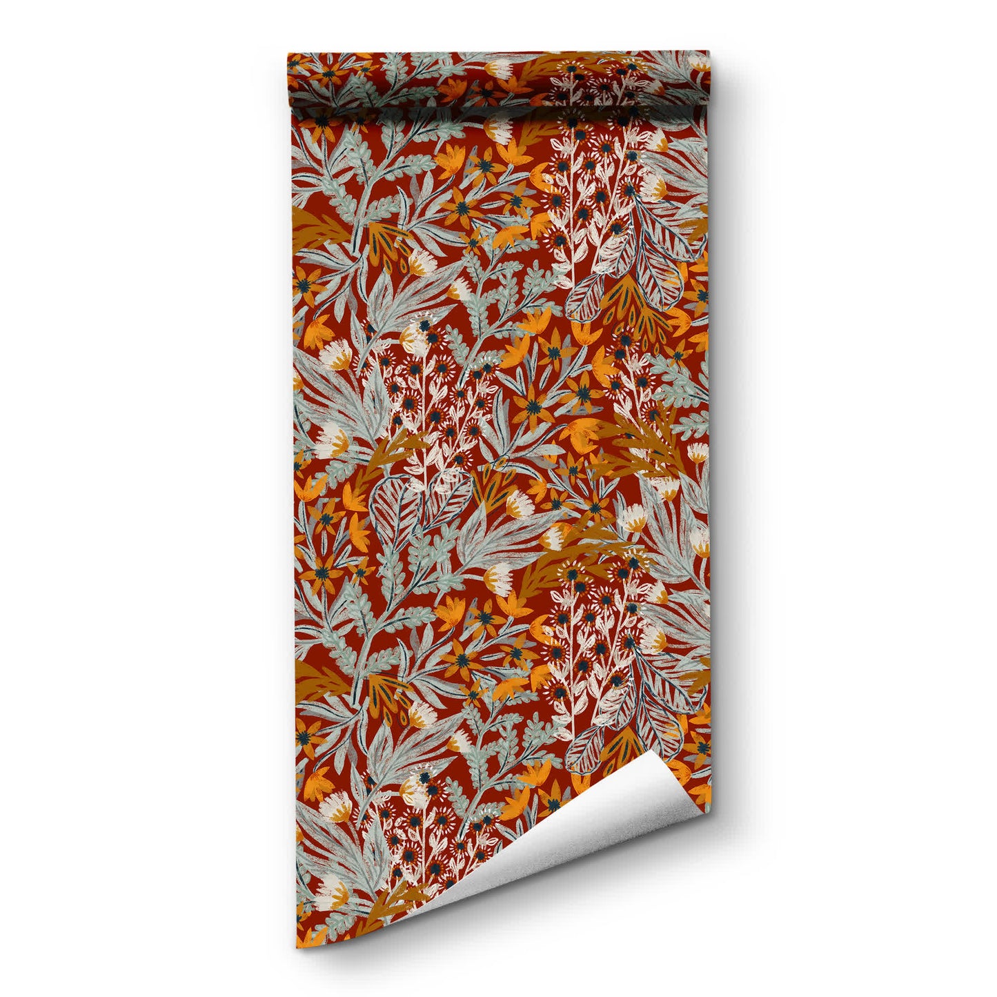 Rural Style Removable Peel and Stick Decorative Wallpaper - Red - 2Rolls - 18" x 118" - image 14