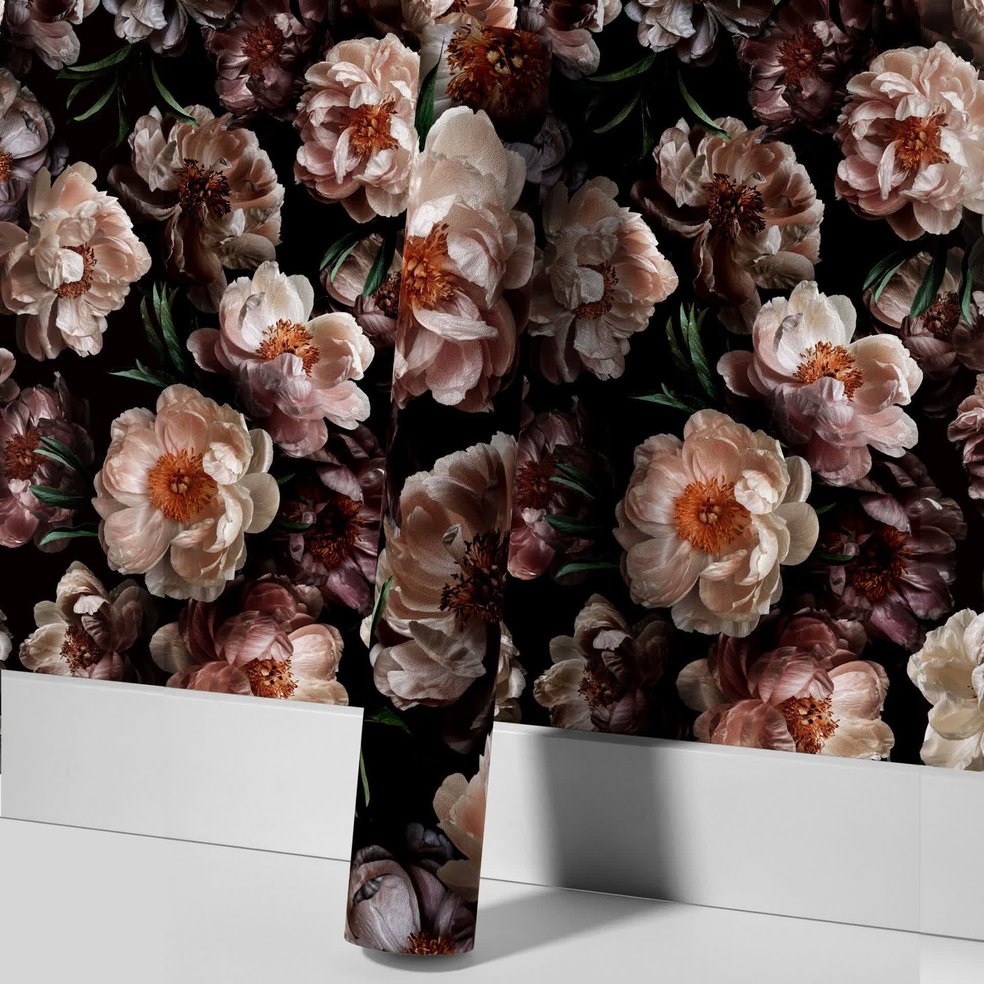 Removable DIY Blooming Flower Decorative Wallpaper - image 16