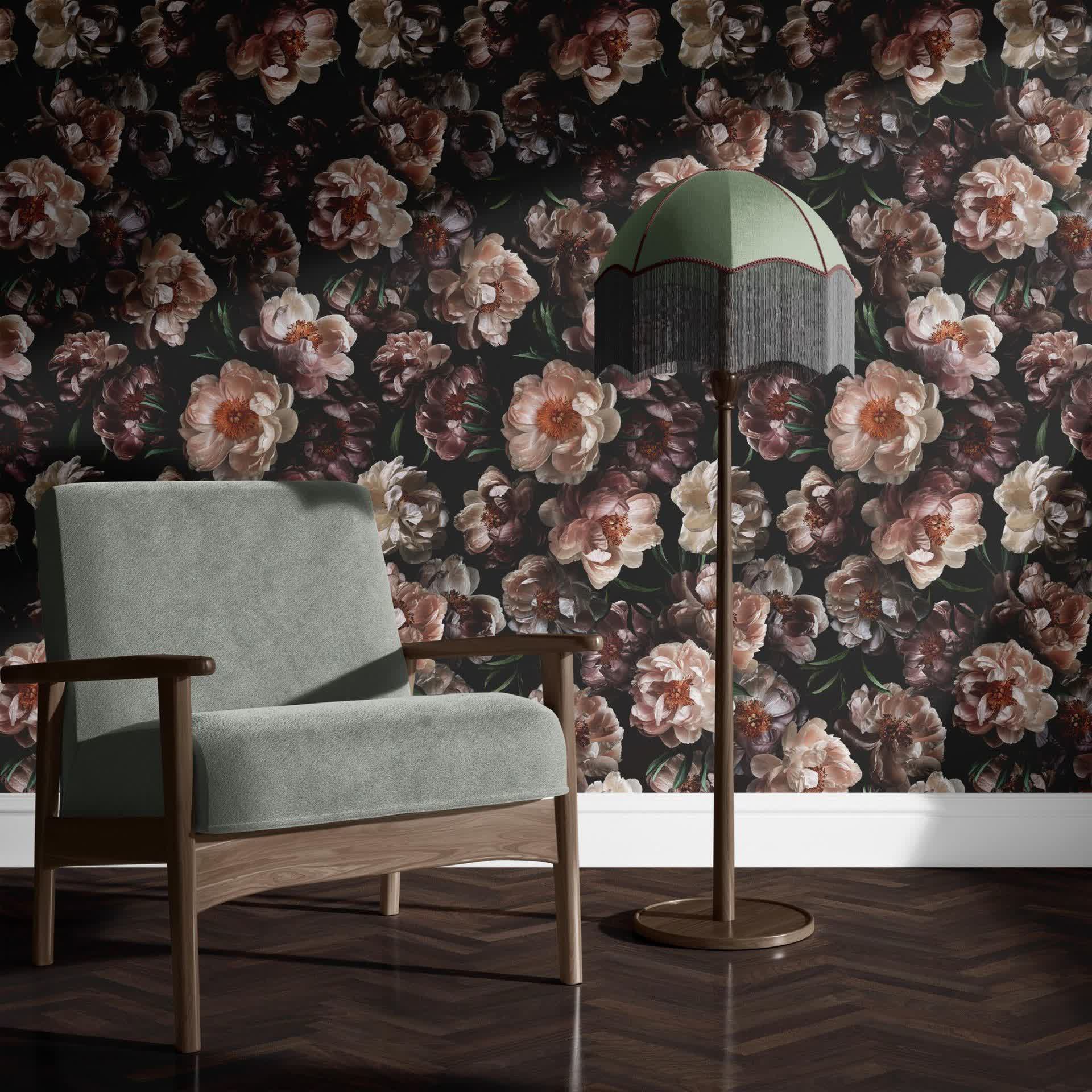 Removable DIY Blooming Flower Decorative Wallpaper - image 12