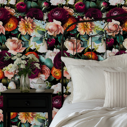 Removable DIY Blooming Flower Decorative Wallpaper - image 0